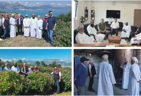 Umman heyeti Isparta’da Gül yağı üretimini inceledi