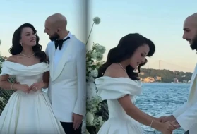 Ahmed Kutucu ile Asena Atalar Boğaz'daki yalıda görkemli düğün yaptı