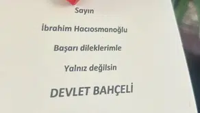 Devlet Bahçeli'den TFF Başkanı Hacıosmanoğlu'na destek