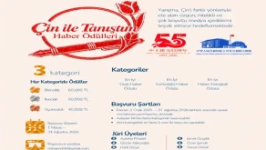 Çin ile Tanıştım Haber Ödülleri başvuruları başladı