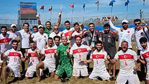 Plaj Futbolu Millî Takımımız, Estonya'yı Mağlup Ederek Avrupa A Ligi'nde Kaldı