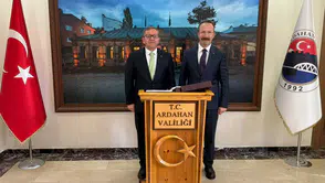 Serhat şehirlerin valilerinden dostluk mesajı: Kars'tan Ardahan'a nezaket ziyareti