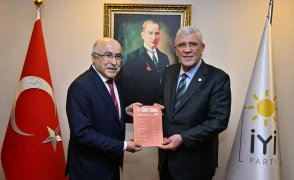 Dervişoğlu, Türk Ocakları Genel Başkanı Öz’ü ağırladı