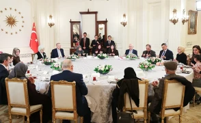 Numan Kurtulmuş, Erdoğan'ın ev sahipliğinde şehit aileleriyle iftar sofralarında buluştu