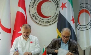 Suriye Arap Kızılayı ve Türk Kızılay'dan önemli insani yardım protokolleri imzalandı