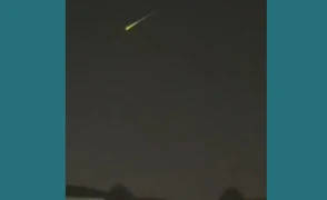 Uşak'ta gökyüzünde görülen gizemli cisim paniğe neden oldu