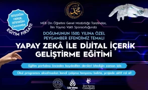MEB'den gençlere ücretsiz yapay zeka eğitimi: Hz. Muhammed'in 1500. yılına özel fırsat