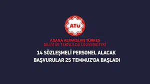 ADANA ATÜ 14 SÖZLEŞMELİ PERSONEL ALACAK