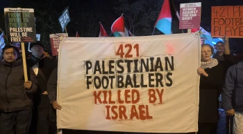 Gazze'de öldürülen sporcular için eylem: "İsrail'i FIFA'dan atın"
