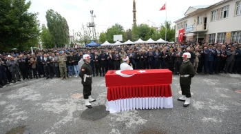 Şehit Piyade Uzman Çavuş Mesut Karadağ, Muş’ta son yolculuğuna uğurlandı