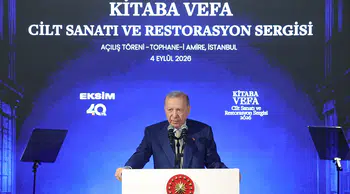 Cumhurbaşkanı Erdoğan, Kitaba Vefa sergisinin açılışına katıldı