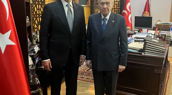 Devlet Bahçeli, TFF Başkanı İbrahim Hacıosmanoğlu'nu Kabul Etti