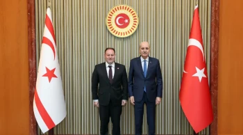 TBMM Başkanı Kurtulmuş, KKTC Meclis Başkanı Öztürkler ile kritik görüşme yaptı