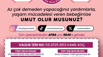 SMA Tip 1'le Mücadele Eden Afra Sıla'ya Destek Çağrısı: "Güneşim Sönmesin"