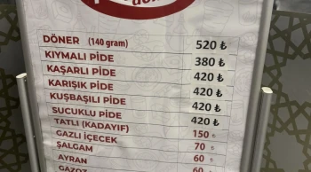 Peçenek Döner 2026 fiyatları açıklandı: Döner 520 TL oldu