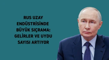Rus uzay endüstrisinde büyük sıçrama: Gelirler ve uydu sayısı artıyor