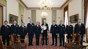 Meclis Başkanı Kurtulmuş, polis teşkilatını kabul etti: Gazi Meclis size emanet