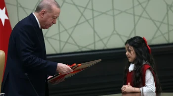 Cumhurbaşkanı Erdoğan, 23 Nisan'da çocuklarla buluştu: Umudumuz sizlersiniz