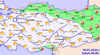 Karadeniz ve Akdeniz'de sağanak, Doğu Anadolu'da kuvvetli rüzgar bekleniyor!