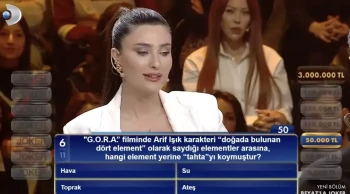 G.O.R.A filminde Arif Işık karakteri 'doğada bulunan dört element' olarak saydığı elementler arasına hangi element yerine 'tahta'yı koymuştur?