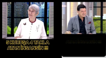 Canlı Yayında Şok İfade: "Sen 5 Kuruşa 4 Takla Atan Bir İnsansın!"