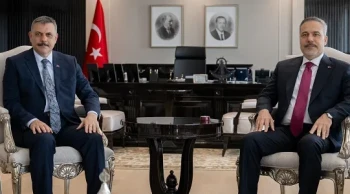 İçişleri Bakanı Çiftçi, Dışişleri Bakanı Fidan ile görüştü