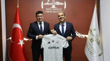 Azerbaycan Başkonsolosu Zamin Aliyev’den Iğdır’a ziyaret
