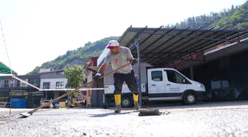 Giresun’da yol ve kaldırımlar yenileniyor: Belediye mesaide