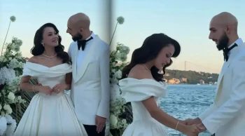 Ahmed Kutucu ile Asena Atalar Boğaz'daki yalıda görkemli düğün yaptı