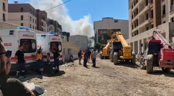 Malatya'da konteyner kentte yangın: Alevler kısa sürede büyüdü