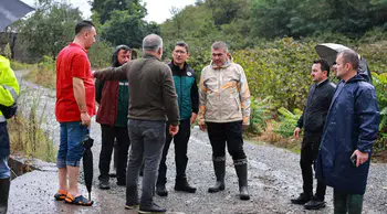 Bulancak'ta sağanak sonrası seferberlik: Başkan Sıbıç sahada