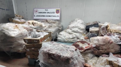 Başkentte jandarmadan operasyon: 15,5 milyon liralık bozuk et