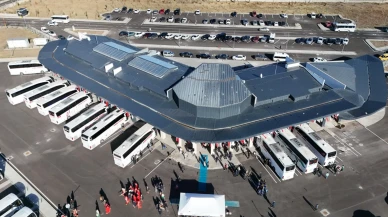 Kars'ın modern otogarı düşman işgalinin 105. yılında törenle açıldı