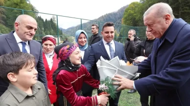 Cumhurbaşkanı Erdoğan'dan Ayder Yaylası'na ziyaret