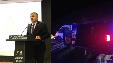 Anahtar Parti Genel Başkan Yardımcısı Hayati Çetin trafik kazasında yaralandı