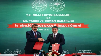 Milli Eğitim ve Tarım Bakanlıkları'ndan tarihi işbirliği: 2029 hedefleri belirlendi