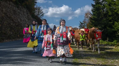 Şalpazarı Geleneksel Yayla Göçü'nde Filistin'e destek