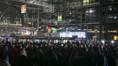 Berlin'de Sumud Filosu protestosu: Almanya finanse ediyor İsrail bombalıyor