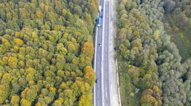 Sonbaharın Bolu’da ki yansıması: D-100 kara yolunda renkli yolculuk
