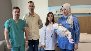 Gaziantep'te Eylül bebeğe kendi kıkırdağından göğüs kemiği yapıldı