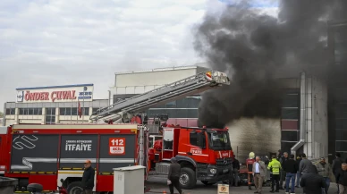 Ankara’da Sanayi Sitesinde yangın söndürüldü: İş yerinde maddi hasar