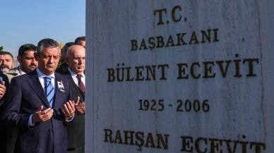 Özgür Özel Ecevit’in 19. ölüm yıldönümünde kabrini ziyaret etti