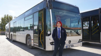 Isparta’nın kadın otobüs şoförü yolcuların sevgisini kazandı