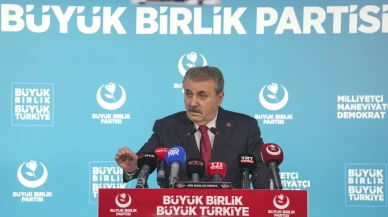 Mustafa Destici: Terörle müzakere olmaz silah bırakılması gerek