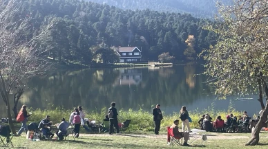 Hafta sonu kaçamağı: Gölcük Tabiat Parkı doldu taştı