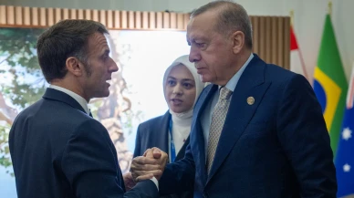 Erdoğan ve Macron'dan G20 Zirvesi'nde iki devletli çözüm vurgusu