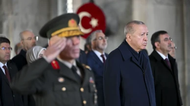 Anıtkabir’de 87. yıl töreni: Erdoğan ve devlet erkanı Atatürk’ü andı