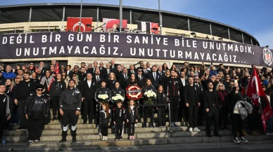 Beşiktaş Atatürk’ü ebediyete intikalinin 87. yılında Dolmabahçe’de andı