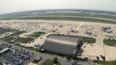 Maryland'deki Joint Base Andrews Üssü'nde beyaz toz panik yarattı