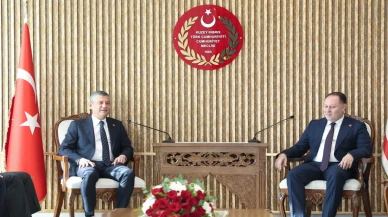 KKTC’nin 42. yılı: Özel’den Meclis Başkanı Öztürkler’e ziyaret